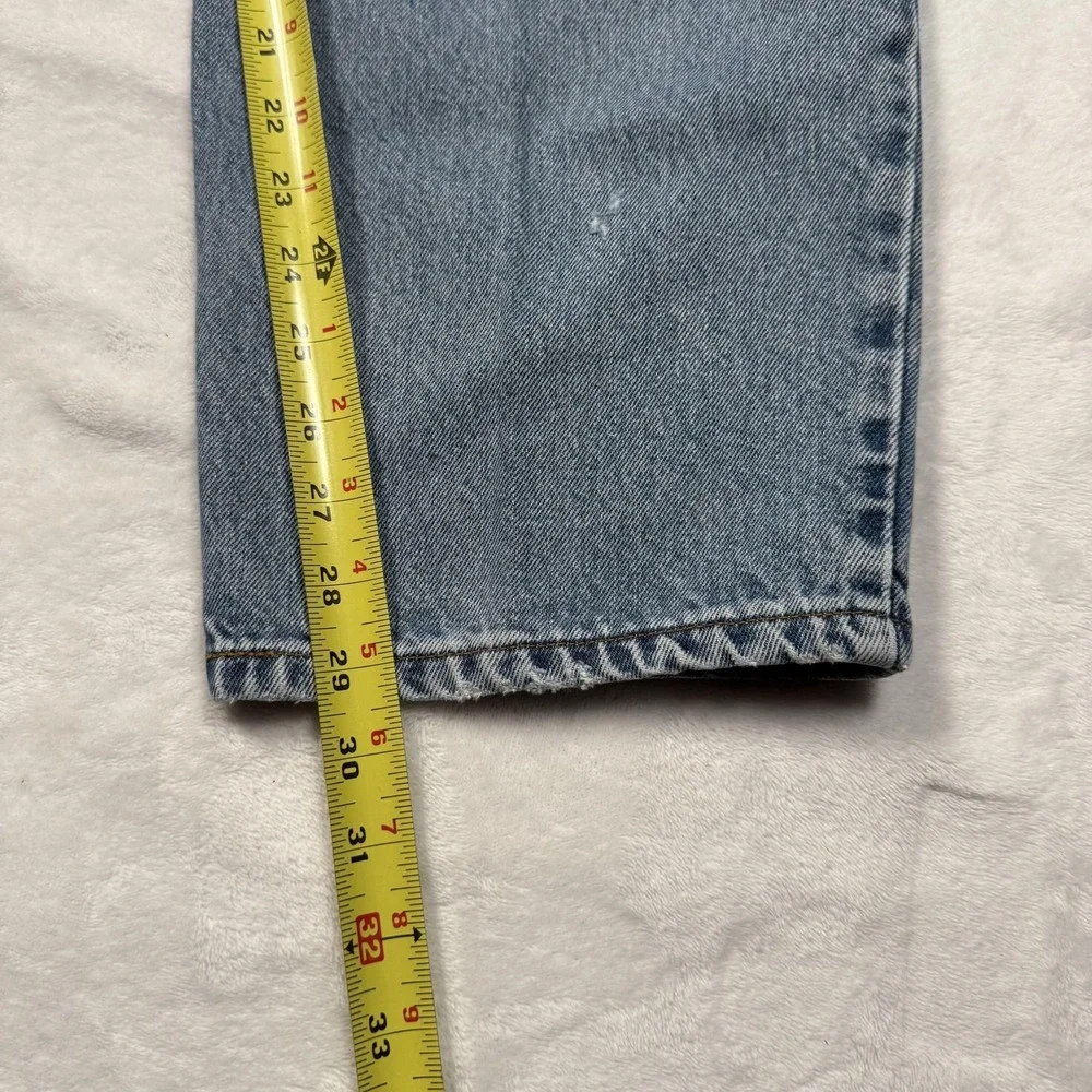Vintage Levis 550 Jeans Mens 38x30 Blue Relaxed Fit Denim Light‎ Wash 90s